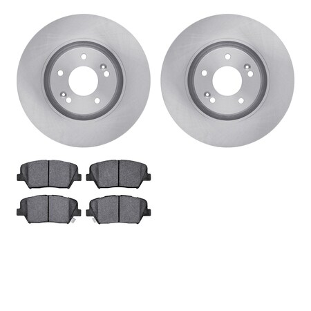 Dynamic Friction Co 6502-03118, Rotors with 5000 Advanced Brake Pads 6502-03118